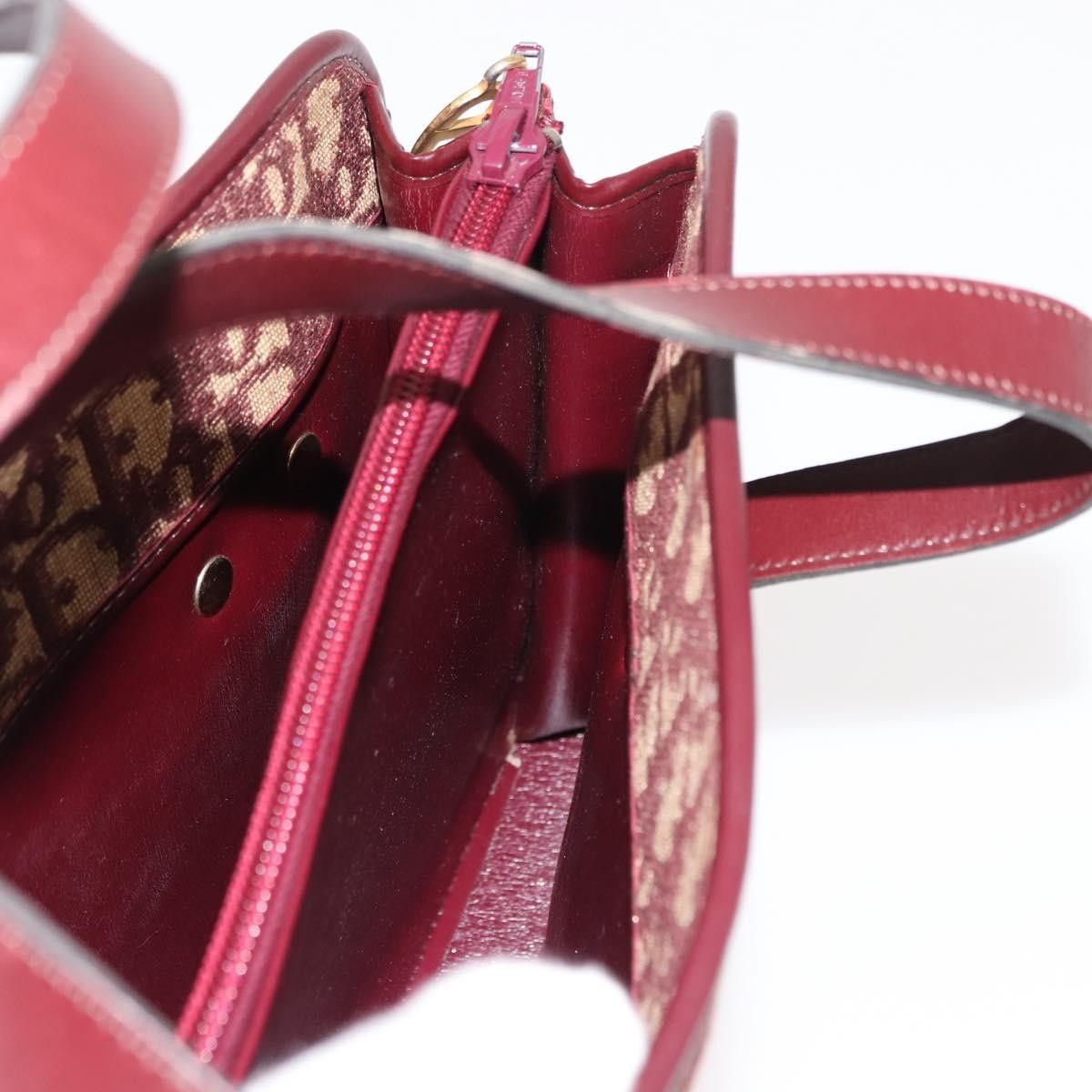 Dior Christian Dior Vintage Trotter Handbag Canvas Size ONE SIZE - 19 Thumbnail