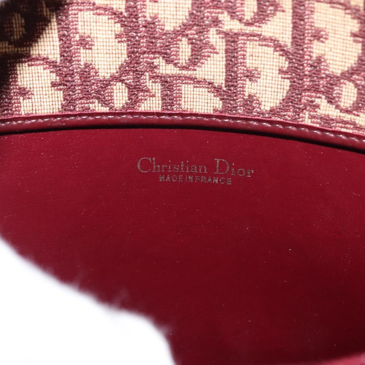 Dior Christian Dior Vintage Trotter Handbag Canvas Size ONE SIZE - 6 Thumbnail