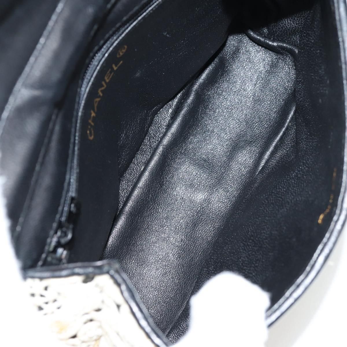 Chanel Floral CC Flap Bag Leather