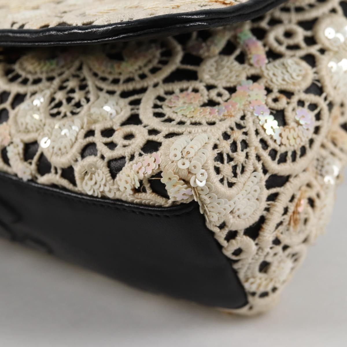 Chanel Floral CC Flap Bag Leather