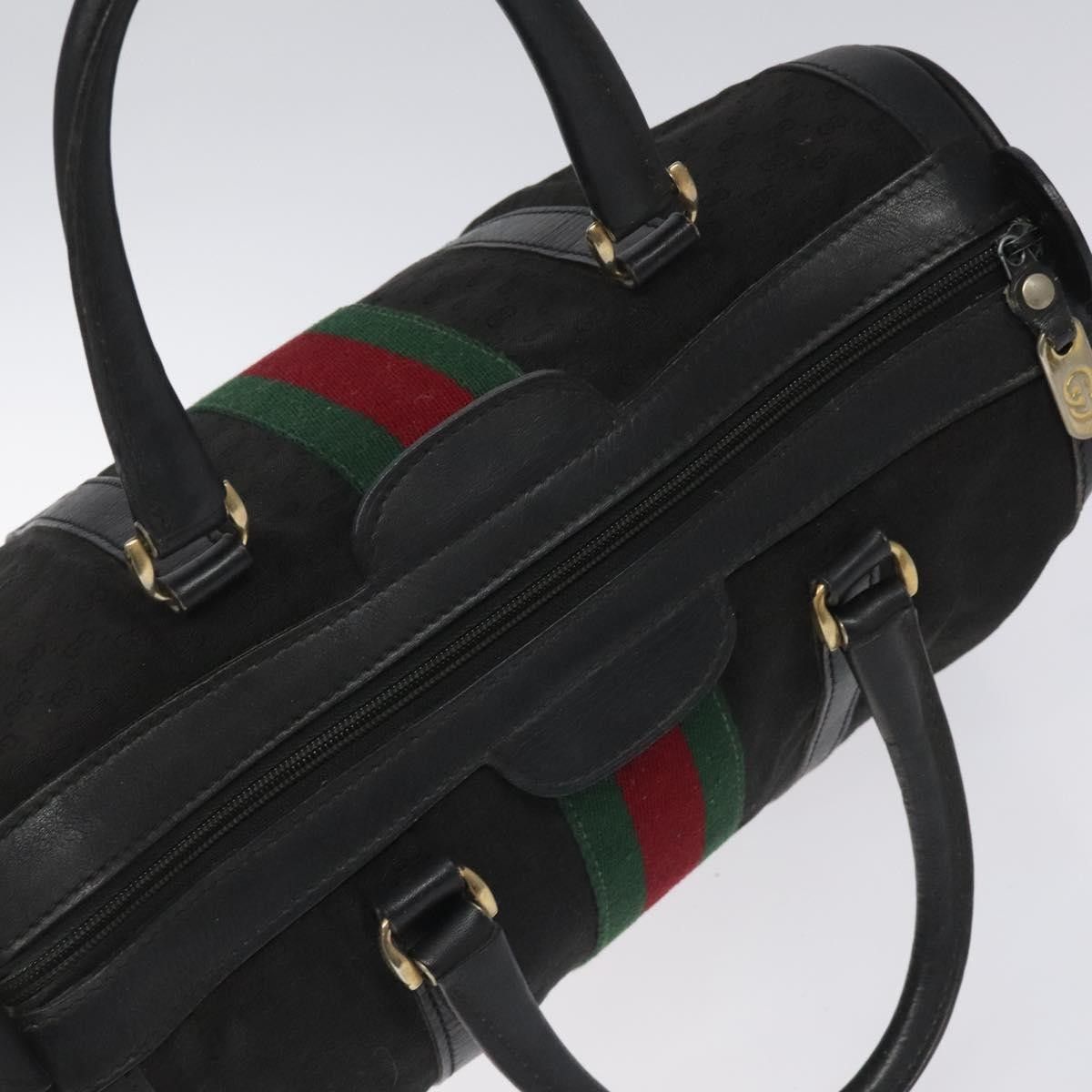 Gucci Gucci Vintage Web Boston Bag GG Canvas Size ONE SIZE - 14 Thumbnail