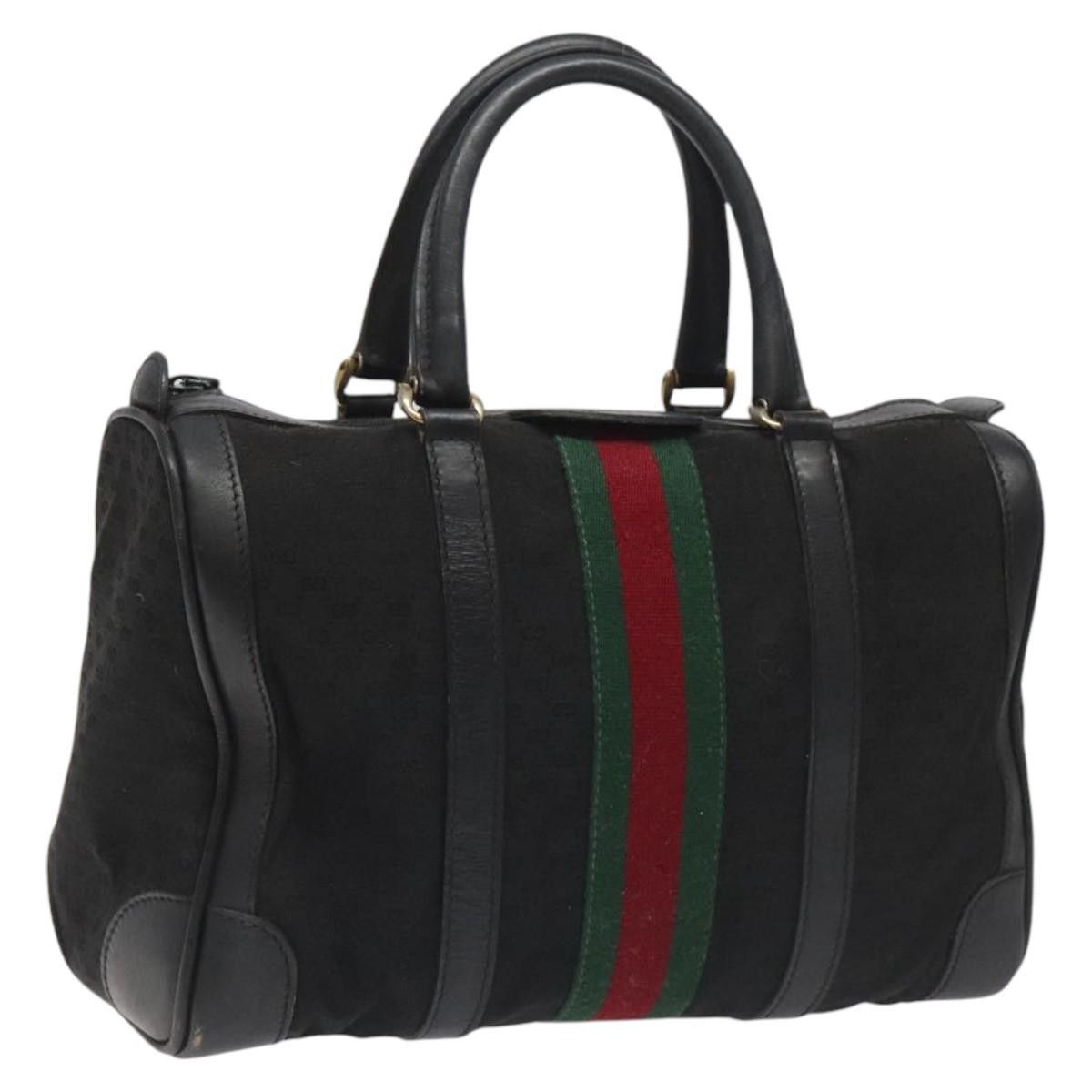 Gucci Gucci Vintage Web Boston Bag GG Canvas Size ONE SIZE - 17 Thumbnail