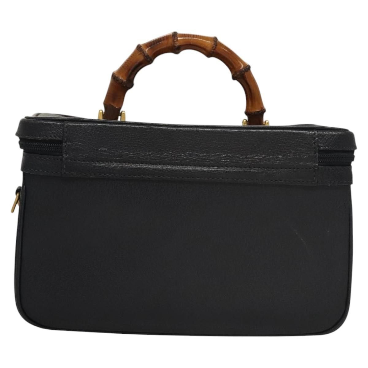 Gucci Gucci Vintage Bamboo Vanity Case Leather Size ONE SIZE - 2 Thumbnail