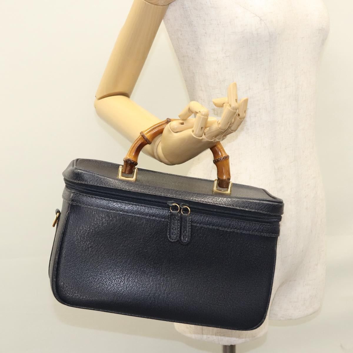Gucci Gucci Vintage Bamboo Vanity Case Leather Size ONE SIZE - 14 Thumbnail