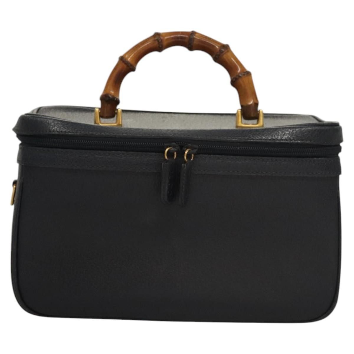 Gucci Gucci Vintage Bamboo Vanity Case Leather Size ONE SIZE - 18 Thumbnail