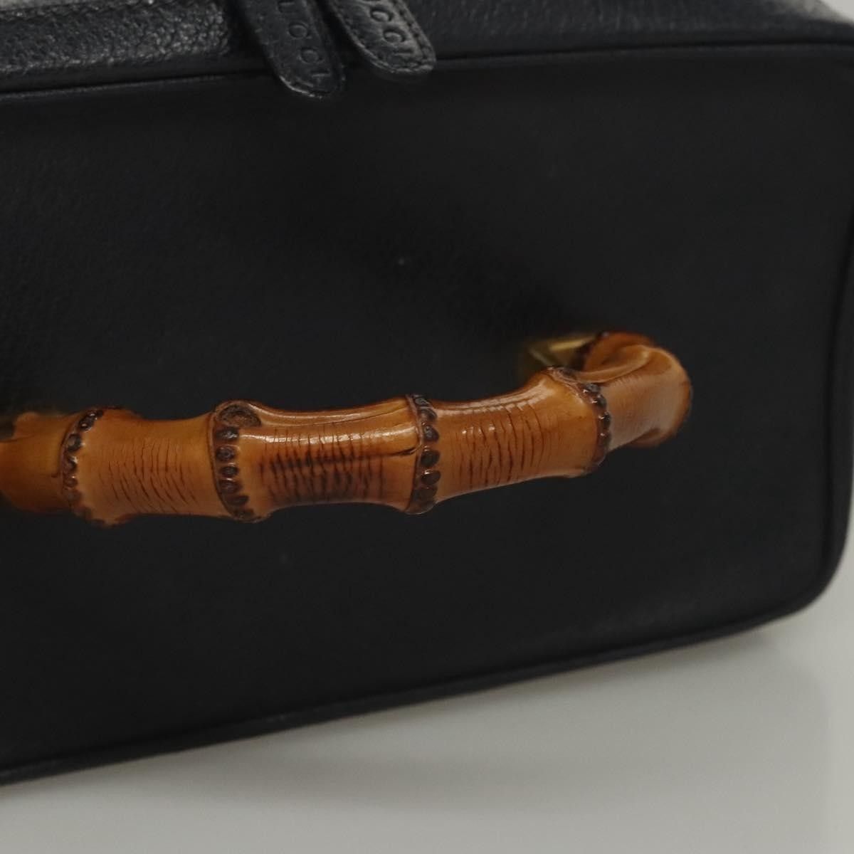 Gucci Gucci Vintage Bamboo Vanity Case Leather Size ONE SIZE - 8 Thumbnail