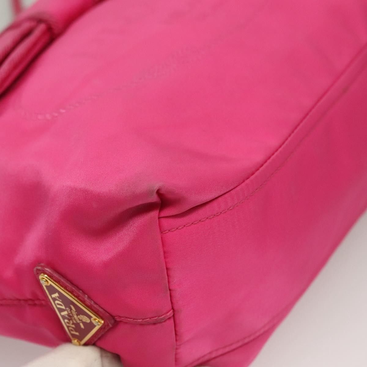 Prada Prada Logo Bow Convertible Tote Tessuto with Leather Size ONE SIZE - 9 Thumbnail