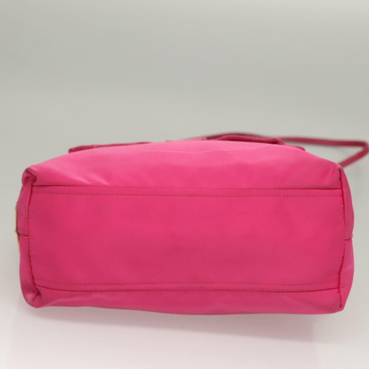 Prada Prada Logo Bow Convertible Tote Tessuto with Leather Size ONE SIZE - 19 Thumbnail