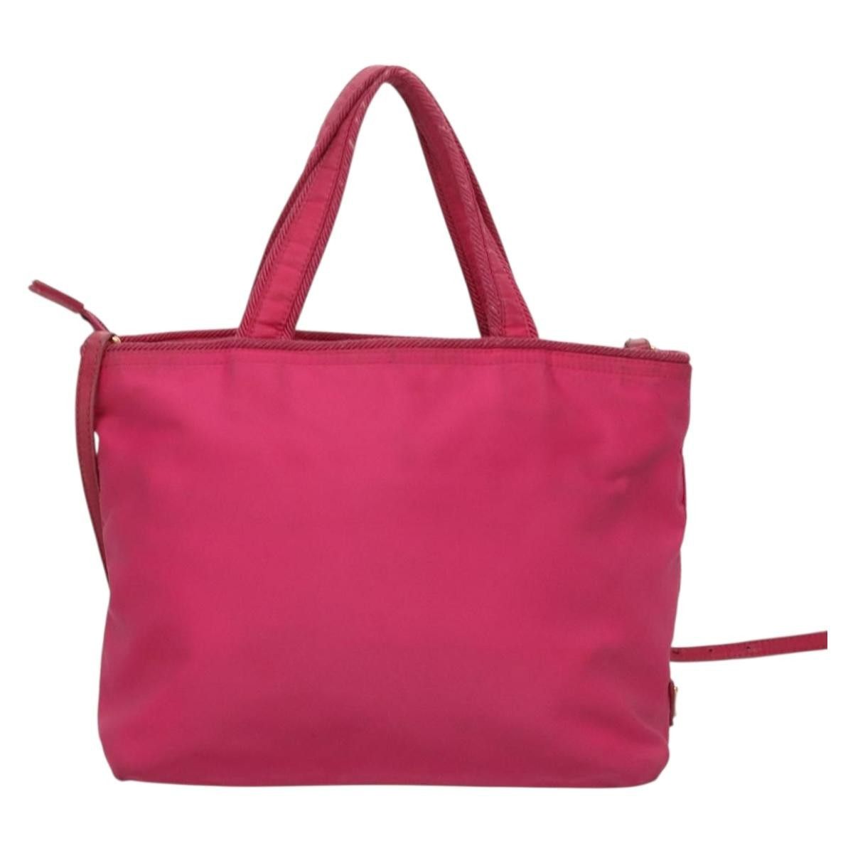 Prada Prada Logo Bow Convertible Tote Tessuto with Leather Size ONE SIZE - 2 Thumbnail