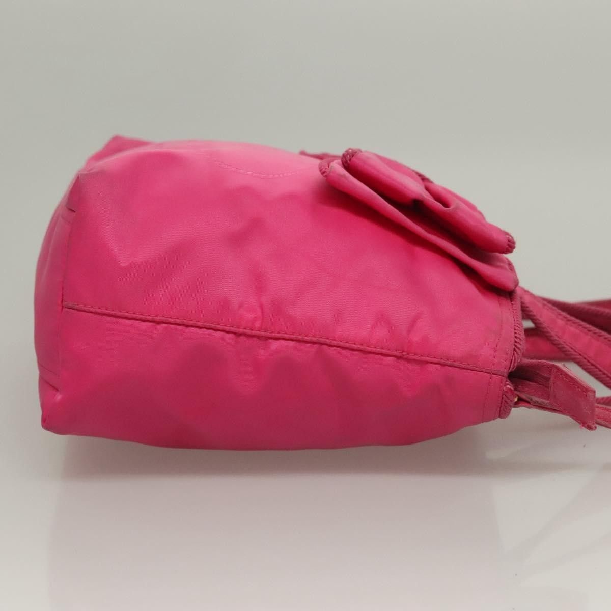 Prada Prada Logo Bow Convertible Tote Tessuto with Leather Size ONE SIZE - 3 Thumbnail