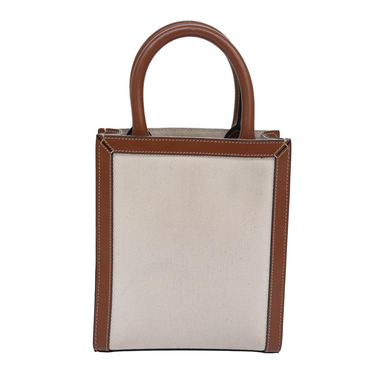 Celine Celine Vertical Cabas Tote Canvas with Leather Size ONE SIZE - 2 Thumbnail