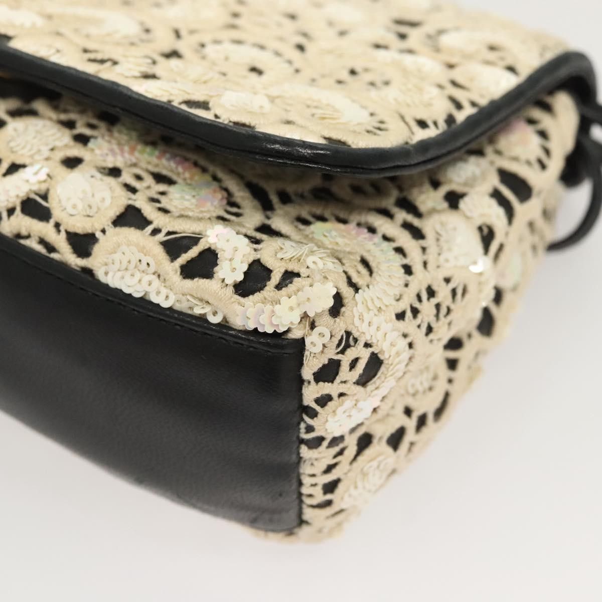 Chanel Chanel Floral CC Flap Bag Leather Size ONE SIZE - 9 Thumbnail