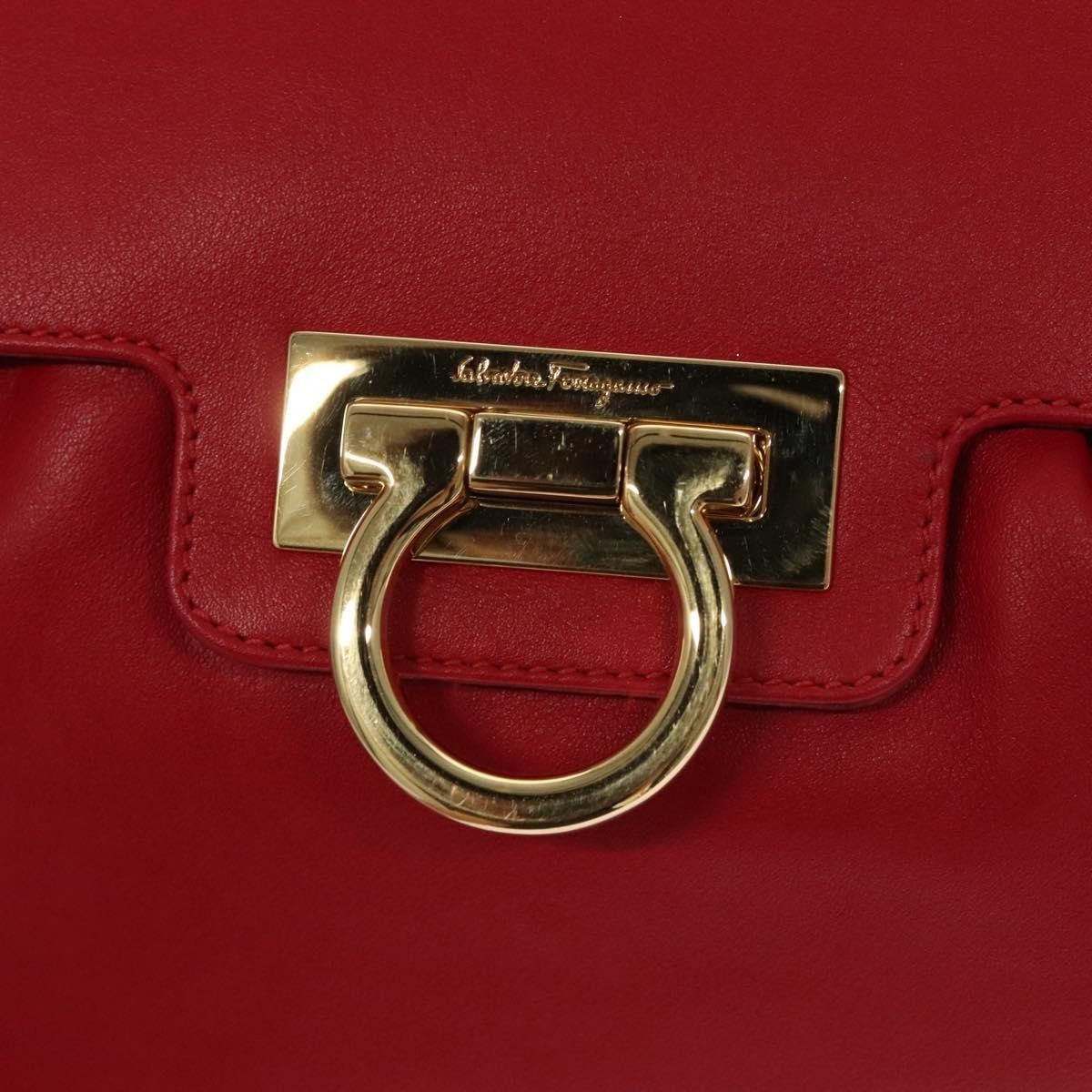 Salvatore Ferragamo Salvatore Ferragamo Gancini Chain Shoulder bag Leather Size ONE SIZE - 13 Thumbnail