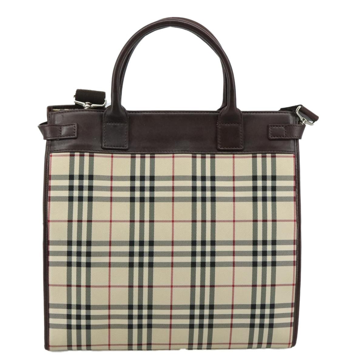 Burberry Burberry Top Handle Tote Nova Check Canvas Size ONE SIZE - 2 Thumbnail