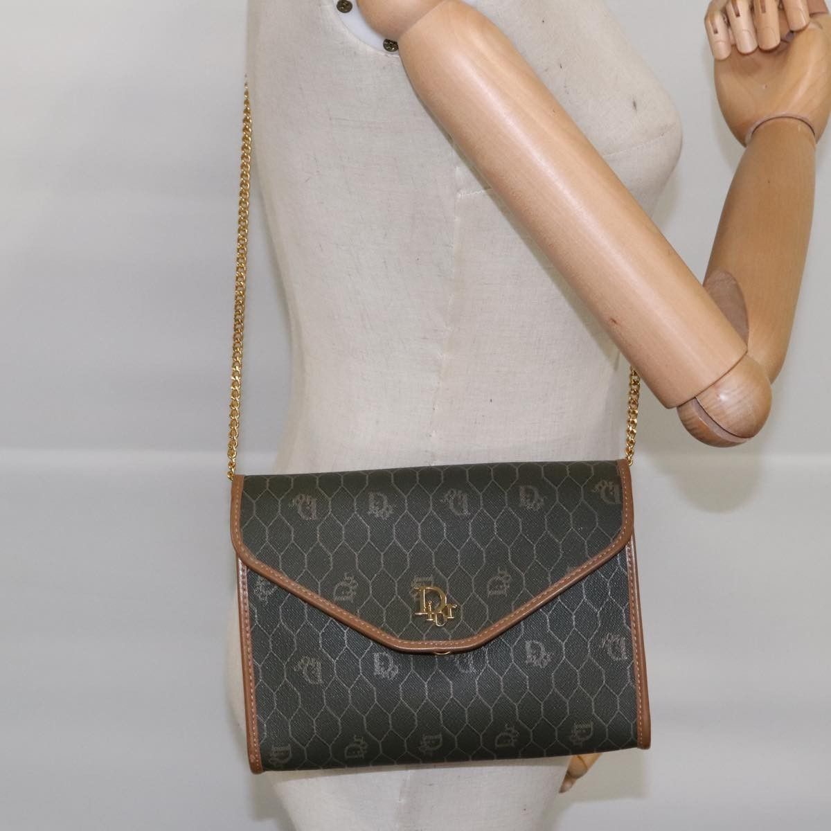 Dior Christian Dior Vintage Honeycomb chain Canvas Size ONE SIZE - 12 Thumbnail