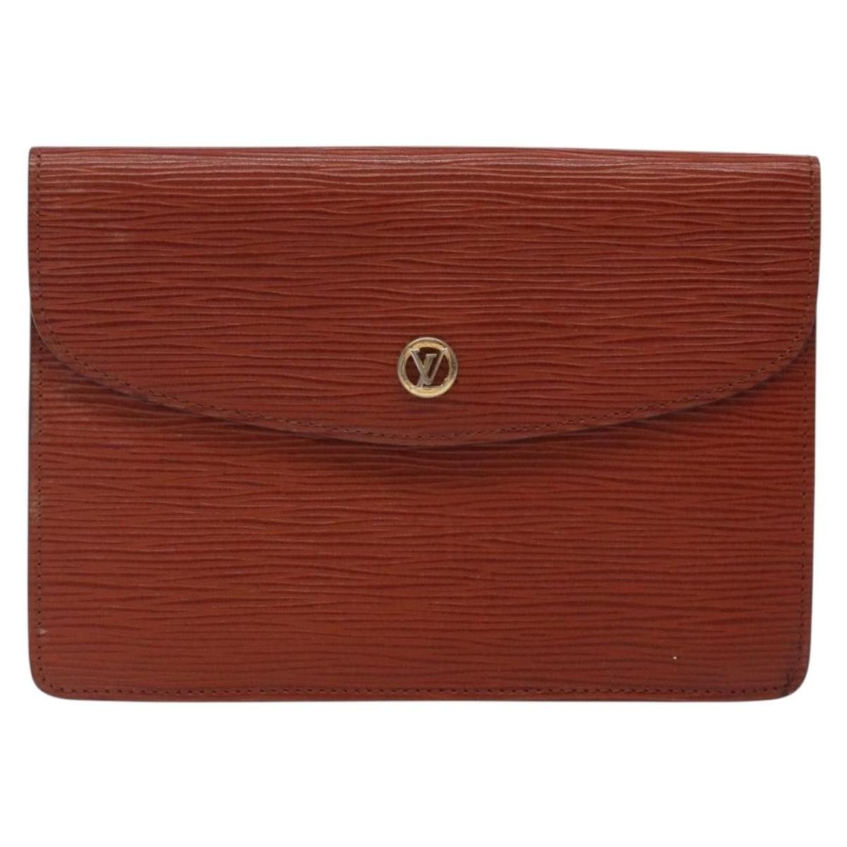 Louis Vuitton Louis Vuitton Vintage Montaigne Clutch Epi Leather Size ONE SIZE - 19 Thumbnail