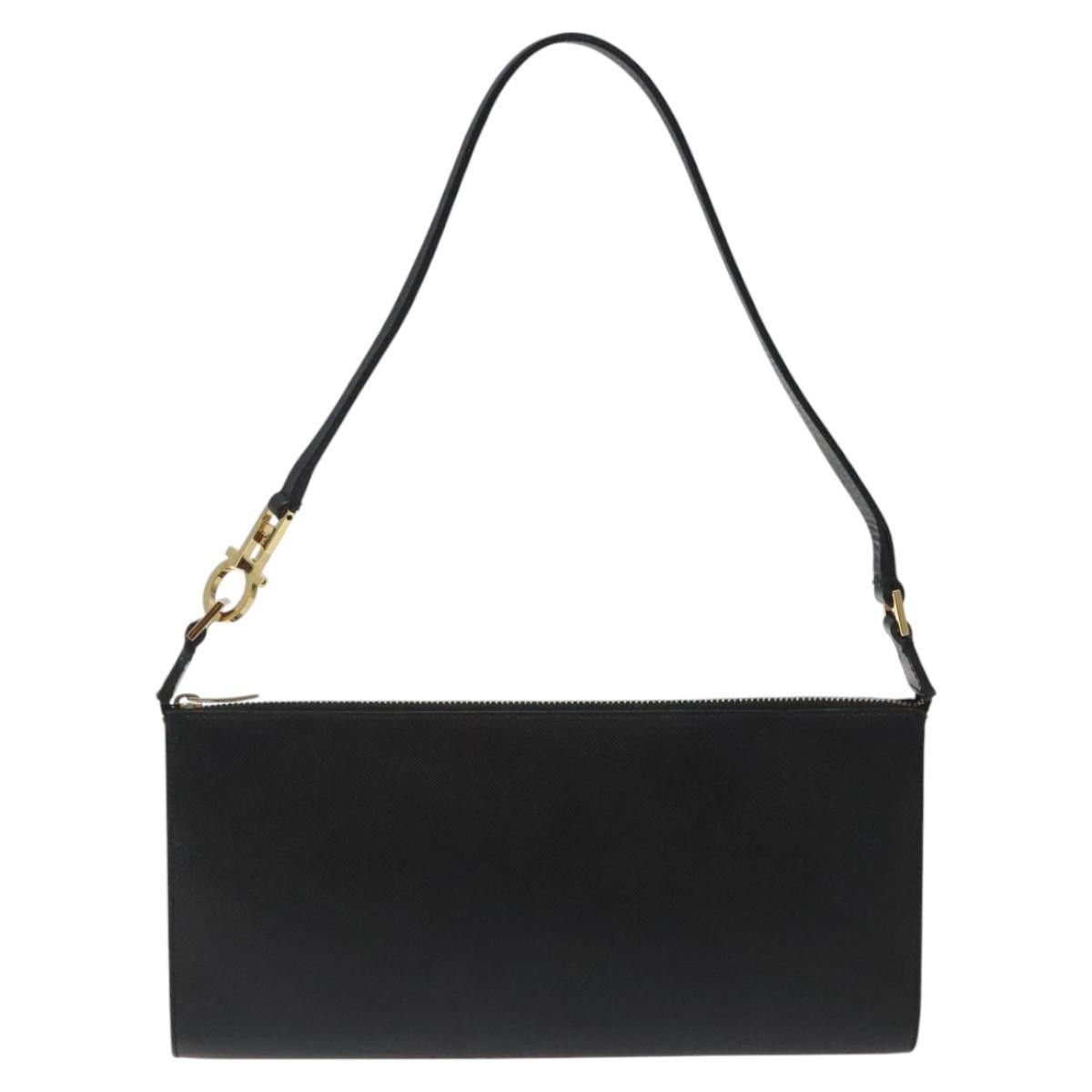 Salvatore Ferragamo Salvatore Ferragamo Gancini Pouch Leather Size ONE SIZE - 17 Thumbnail