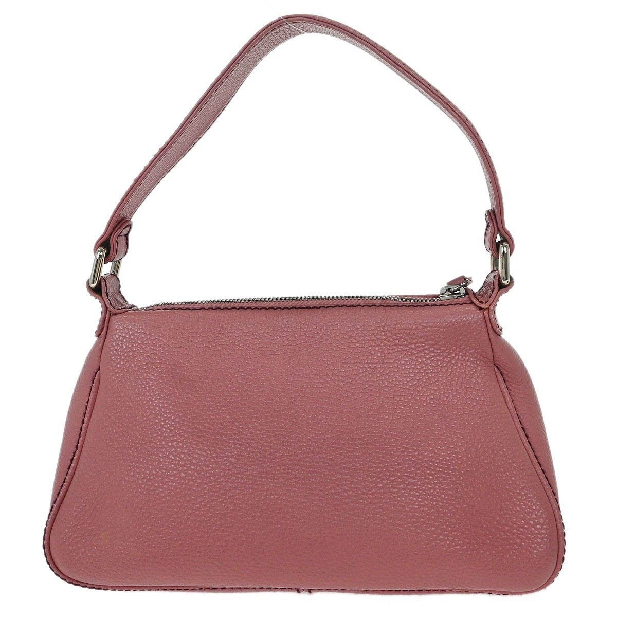 Chanel Chanel Lax Front Zip Bag Pebbled Leather Size ONE SIZE - 2 Thumbnail