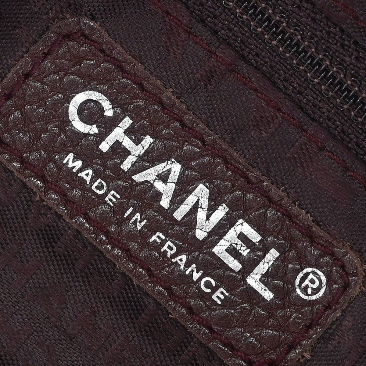 Chanel Chanel Lax Front Zip Bag Pebbled Leather Size ONE SIZE - 5 Thumbnail