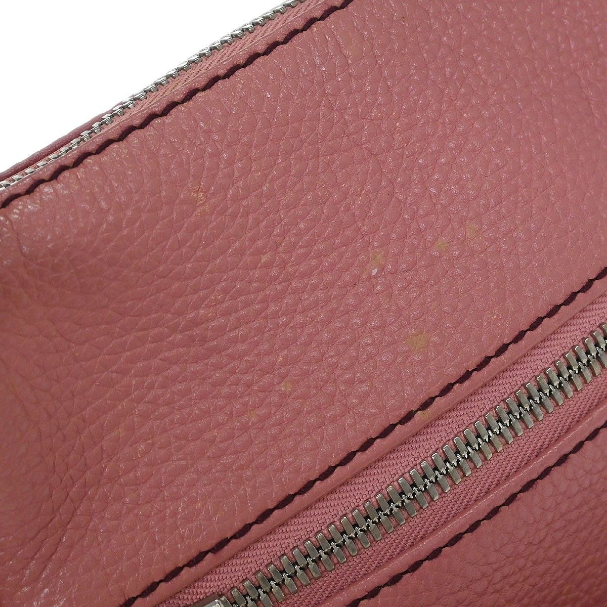 Chanel Chanel Lax Front Zip Bag Pebbled Leather Size ONE SIZE - 9 Thumbnail