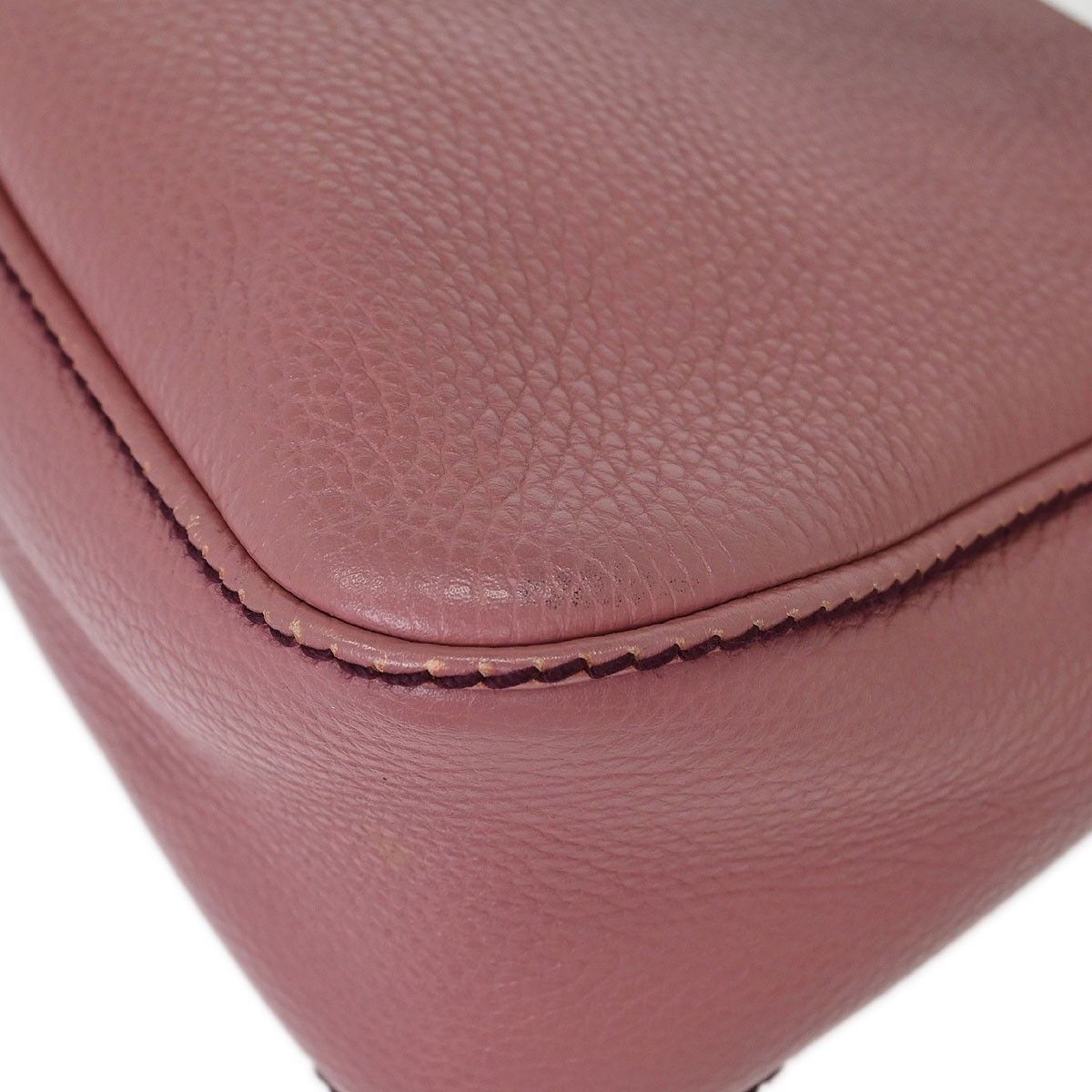 Chanel Chanel Lax Front Zip Bag Pebbled Leather Size ONE SIZE - 7 Thumbnail
