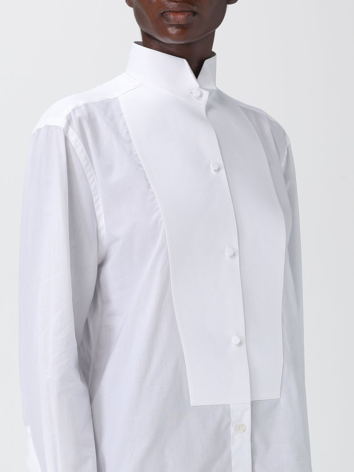 Tom Ford Tom Ford Shirt Woman White Size M / US 6-8 / IT 42-44 - 4 Thumbnail
