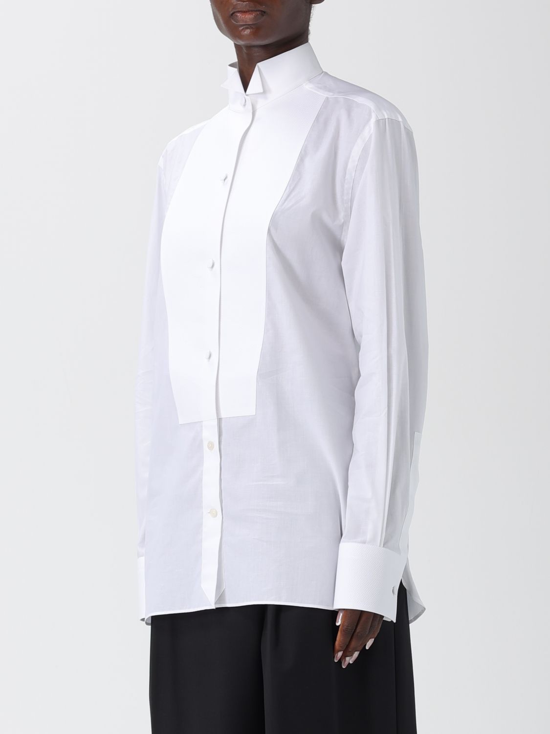 Tom Ford Tom Ford Shirt Woman White Size M / US 6-8 / IT 42-44 - 3 Thumbnail