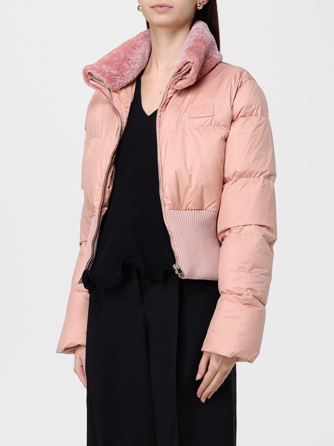 Fendi Fendi Jacket Woman Pink Size L / US 10 / IT 46 - 4 Thumbnail
