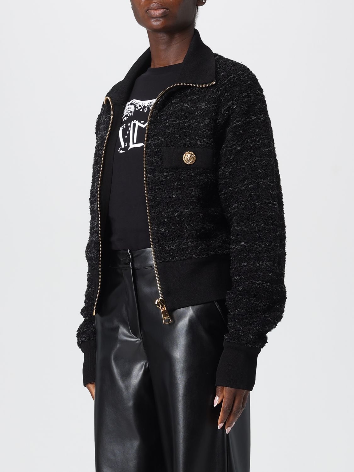 Balmain Balmain Jacket Woman Black Size XS / US 0-2 / IT 36-38 - 4 Thumbnail