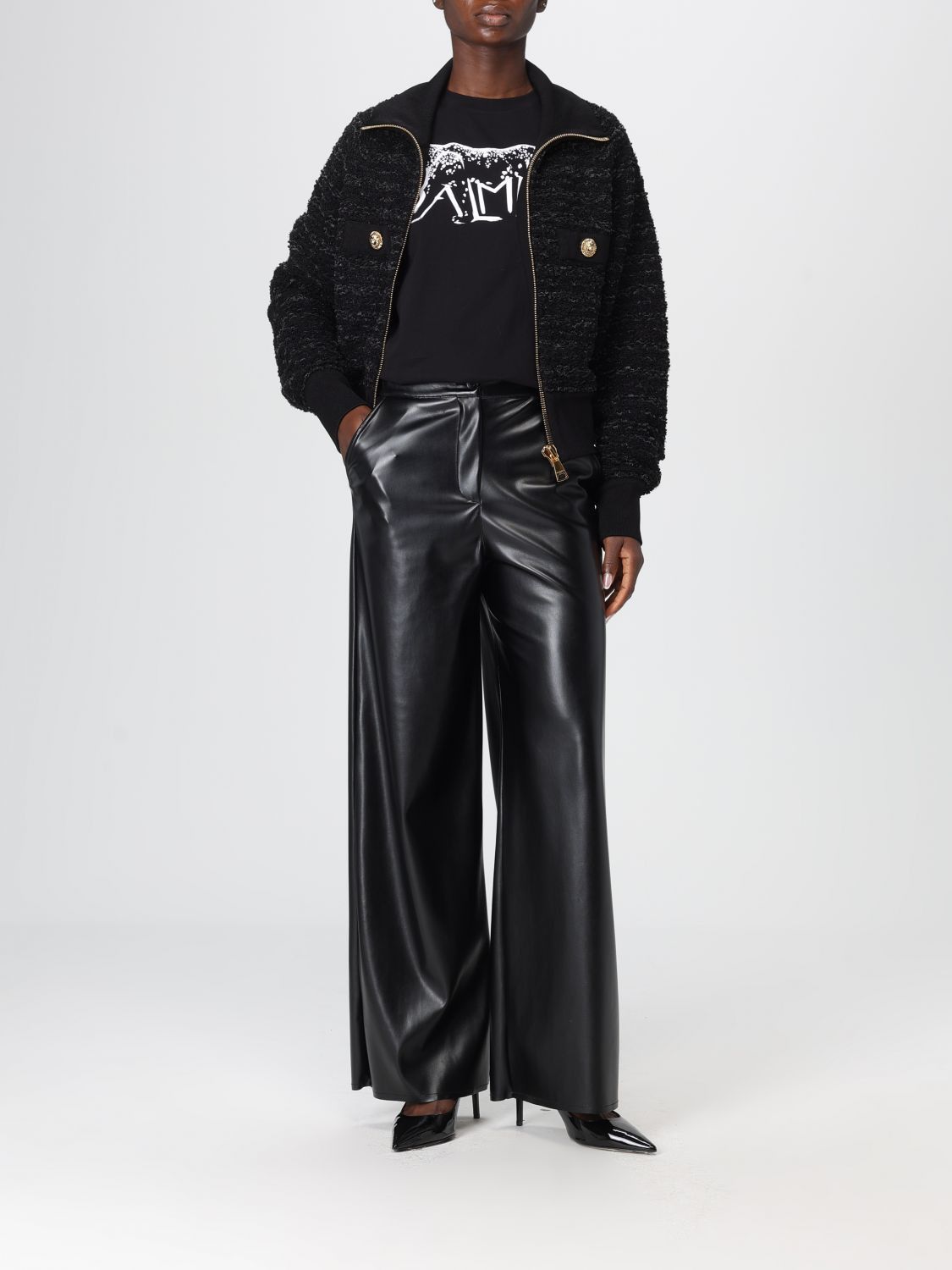 Balmain Balmain Jacket Woman Black Size XS / US 0-2 / IT 36-38 - 2 Thumbnail