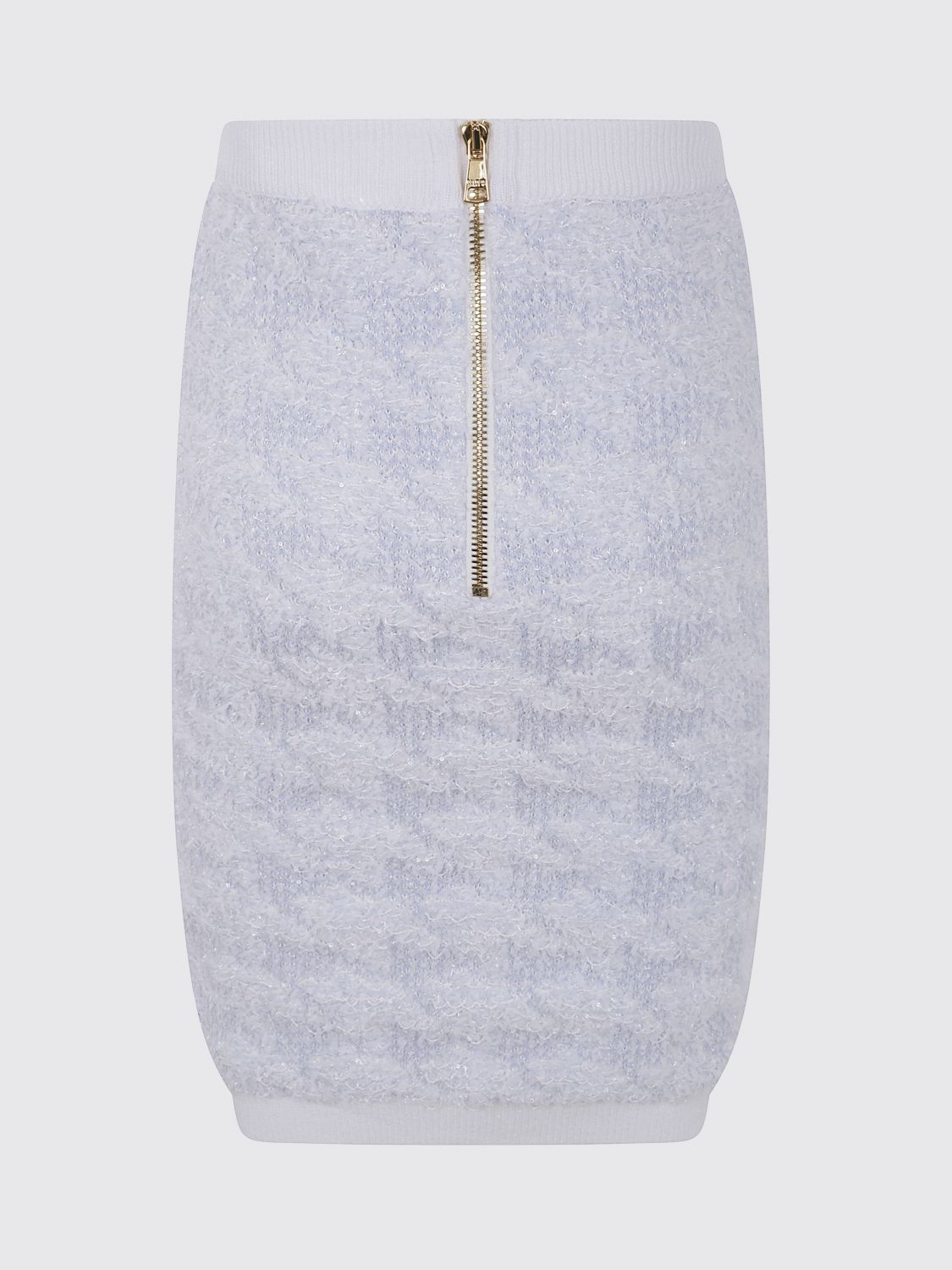 Balmain Balmain Skirt Woman Blue Size 26" / US 2 / IT 38 - 2 Thumbnail