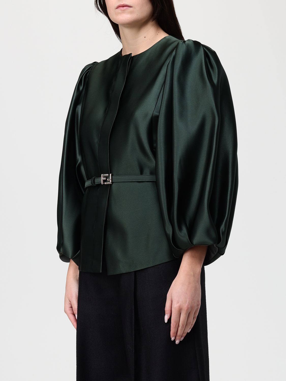 Fendi Fendi Jacket Woman Green Size XS / US 0-2 / IT 36-38 - 4 Thumbnail