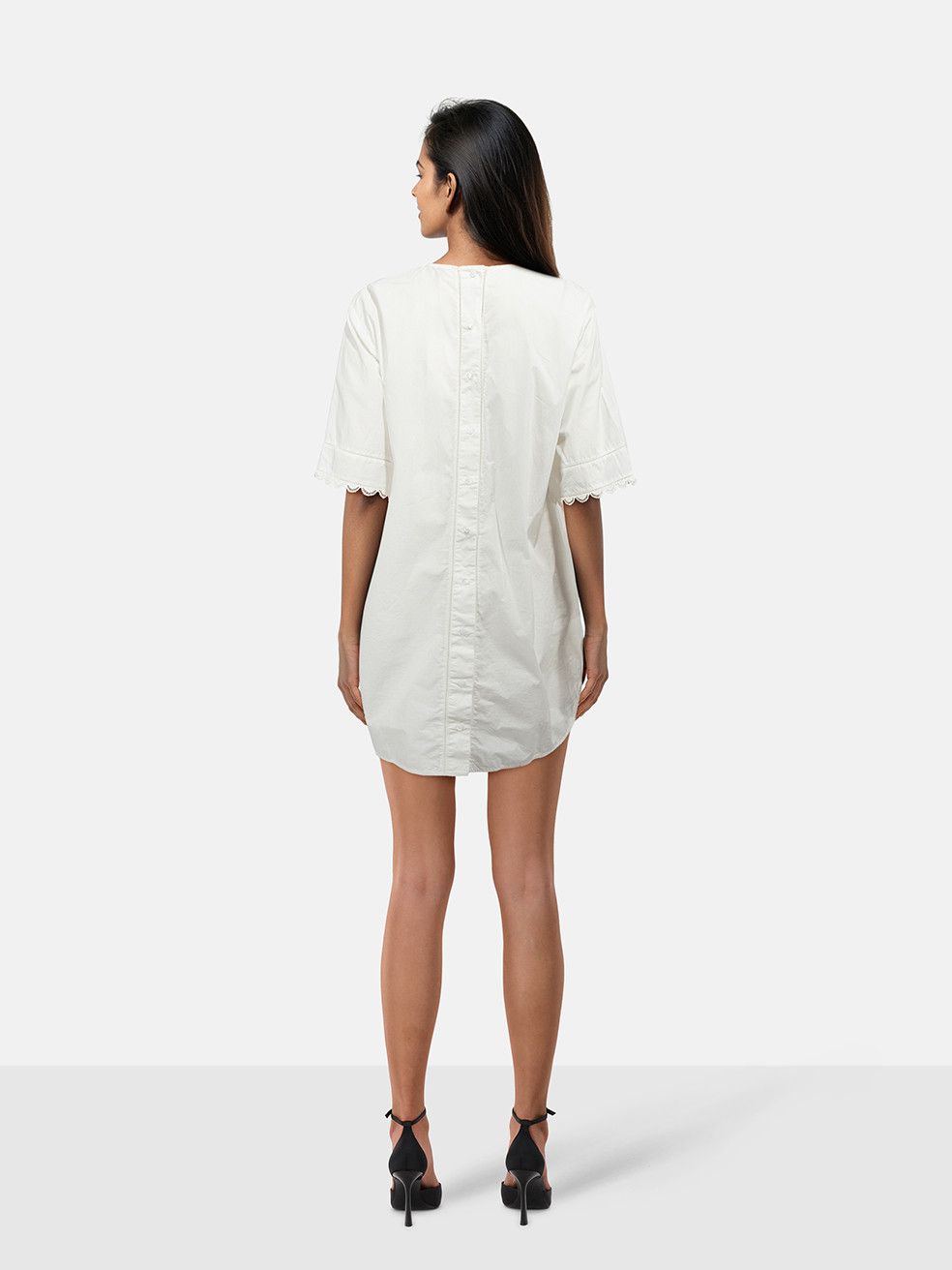 Ulla Johnson White Diyana Tunic Dress Size XS / US 0-2 / IT 36-38 - 2 Thumbnail
