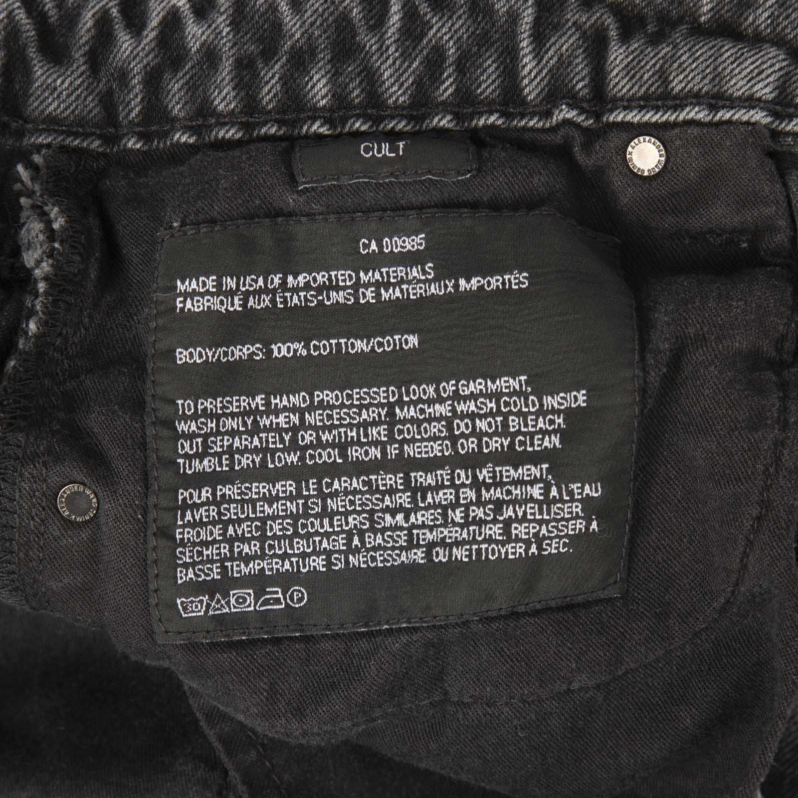 Alexander Wang Denim x Alexander Wang Black Distressed Jeans Size 28" / US 6 / IT 42 - 6 Thumbnail