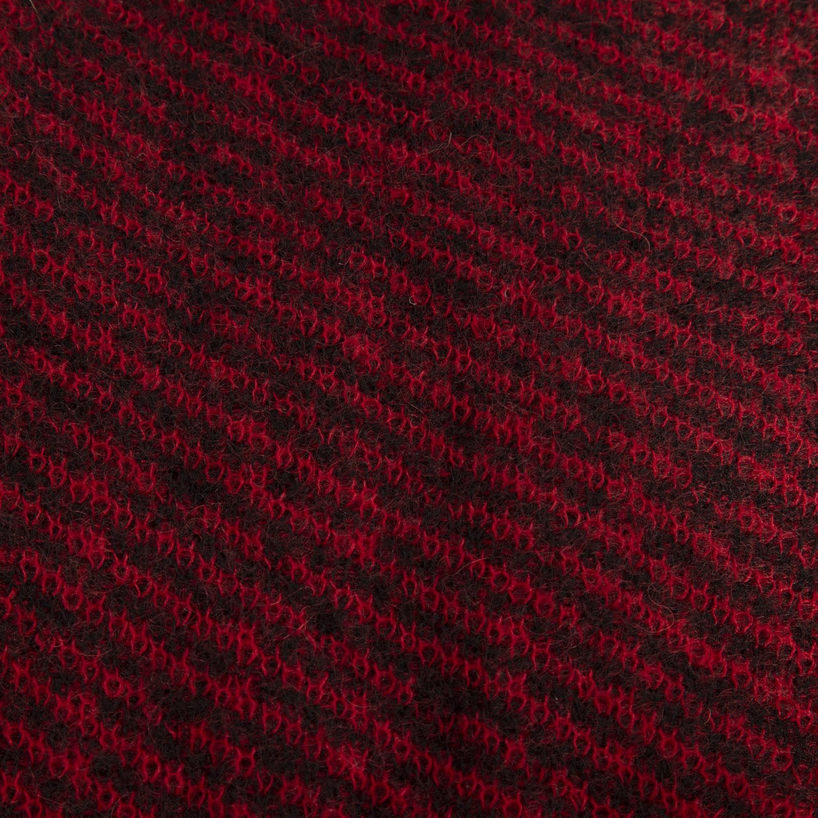 Prada Red & Black Mohair Striped Sweater Size S / US 4 / IT 40 - 3 Thumbnail