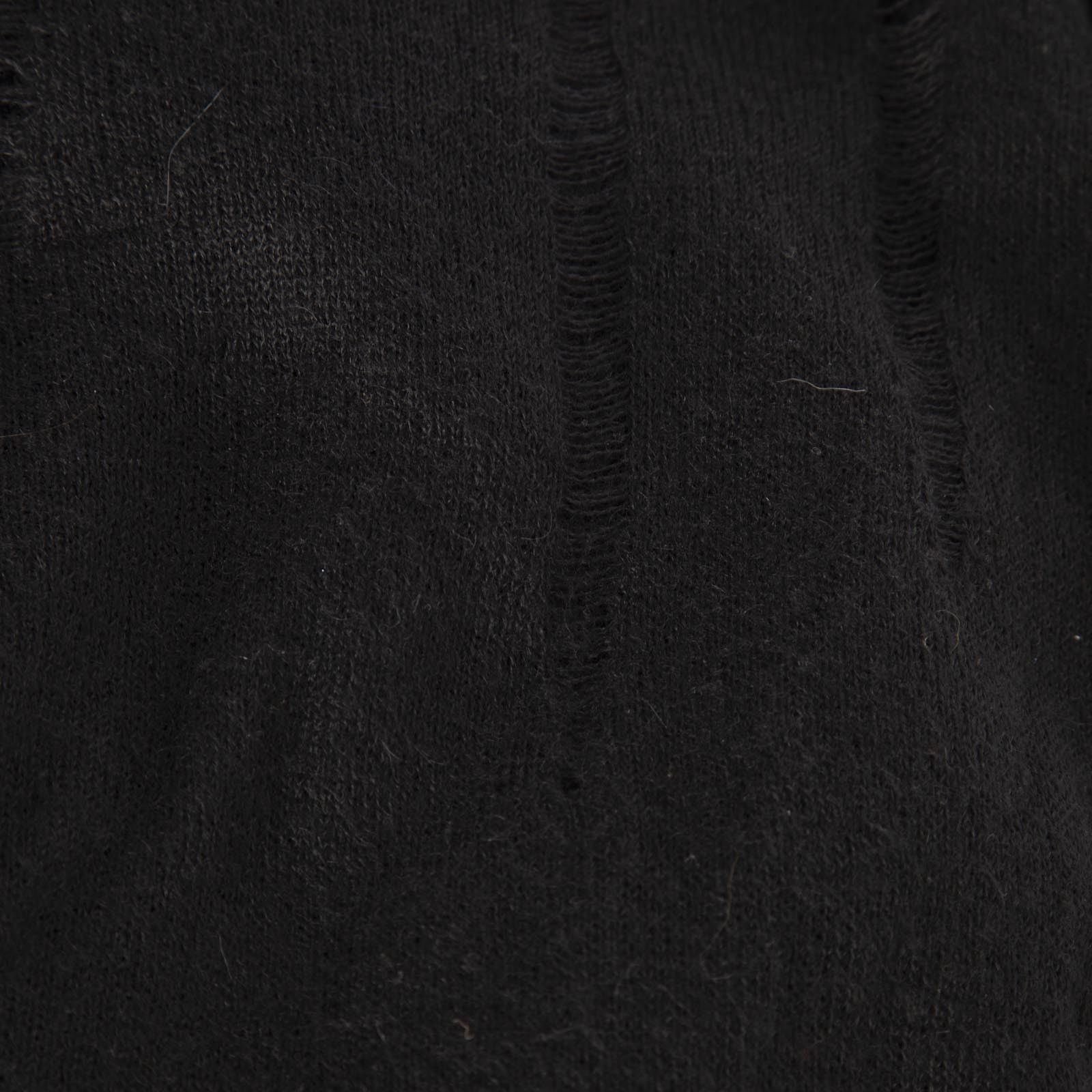 Pierre Balmain Black Distressed Sheer Jumper Size M / US 6-8 / IT 42-44 - 3 Thumbnail