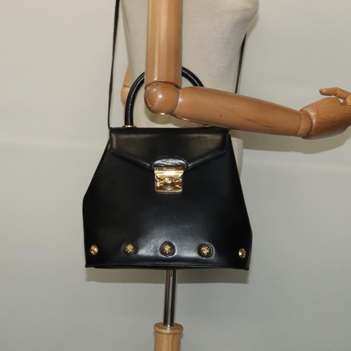 Salvatore Ferragamo Salvatore Ferragamo Vintage Handbag Leather Size ONE SIZE - 13 Thumbnail