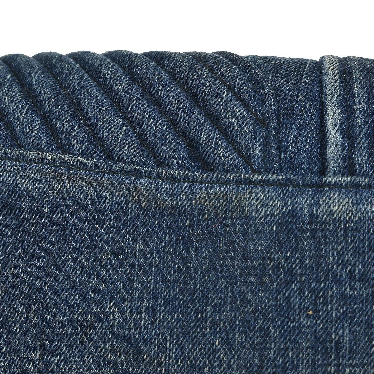 Miu Miu Miu Miu Biker Convertible Tote Denim with Leather Size ONE SIZE - 9 Thumbnail