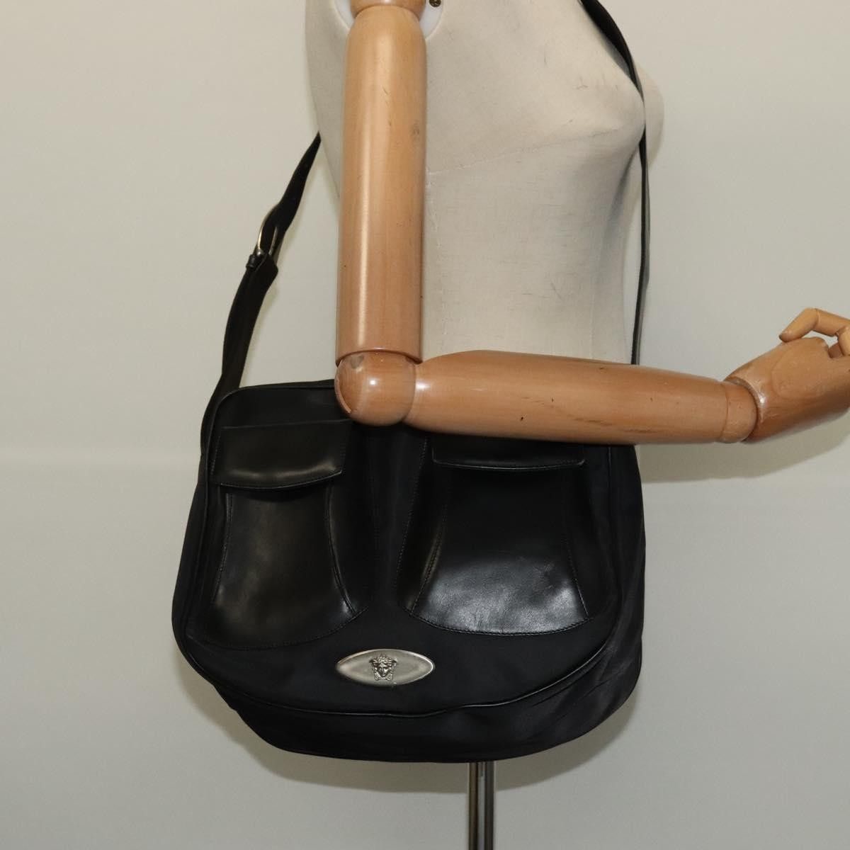 Versace Versace Medusa Shoulder Bag Leather Size ONE SIZE - 13 Thumbnail