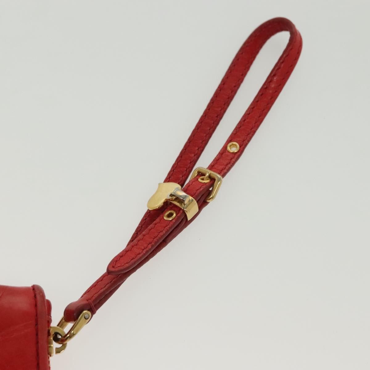 Miu Miu Miu Miu Zip Wristlet Pouch Leather Size ONE SIZE - 12 Thumbnail