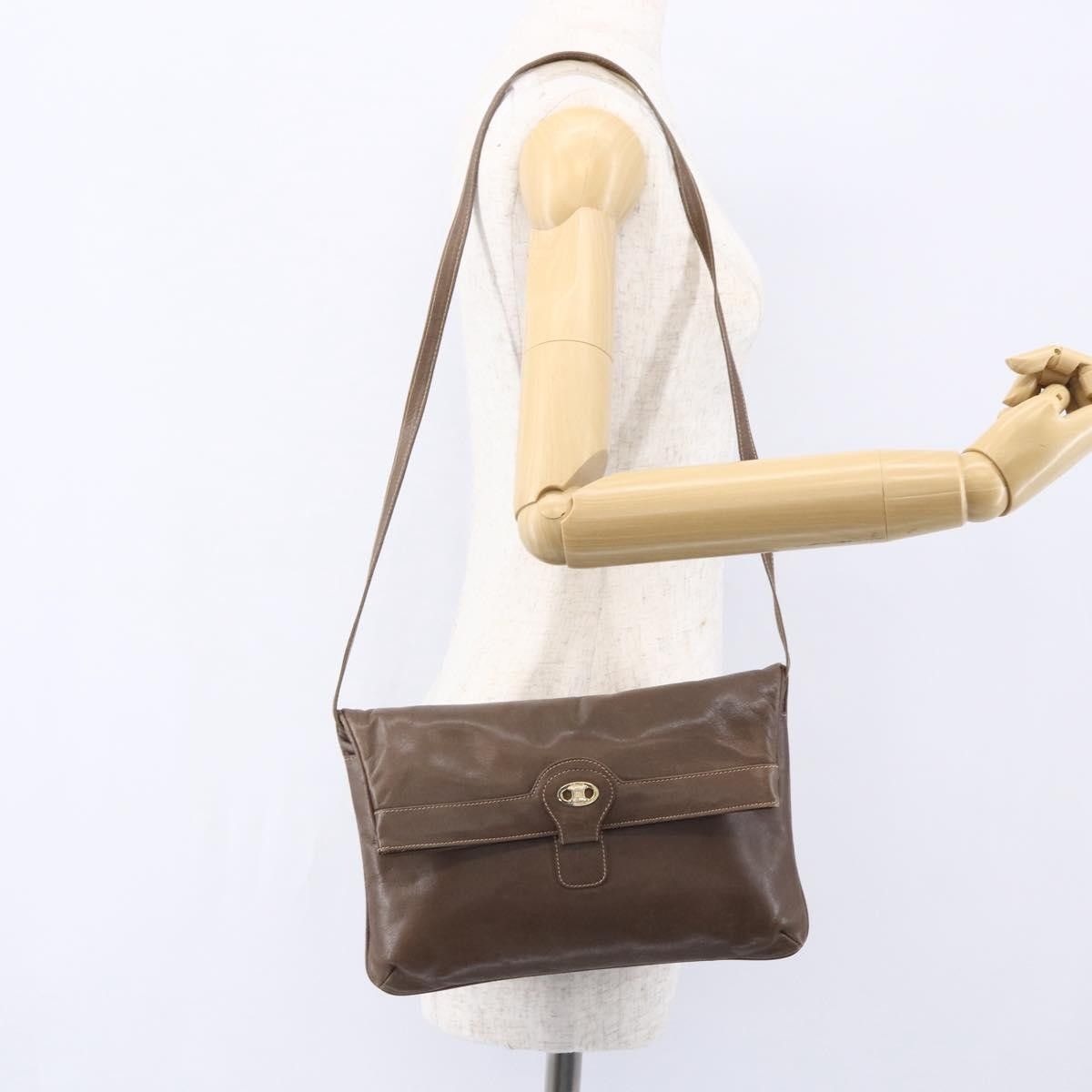 Celine Celine Vintage Shoulder Bag Leather Size ONE SIZE - 13 Thumbnail