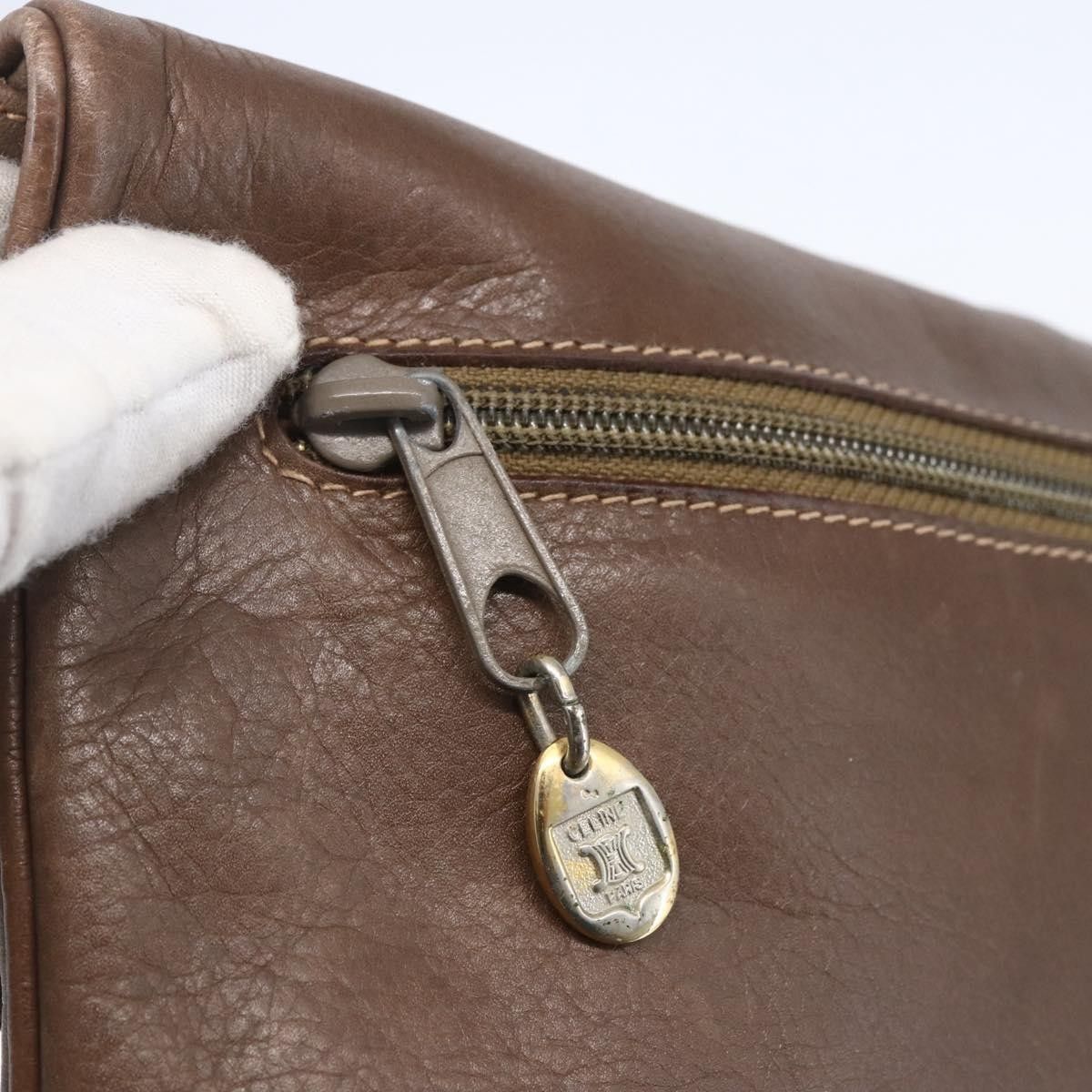 Celine Celine Vintage Shoulder Bag Leather Size ONE SIZE - 12 Thumbnail