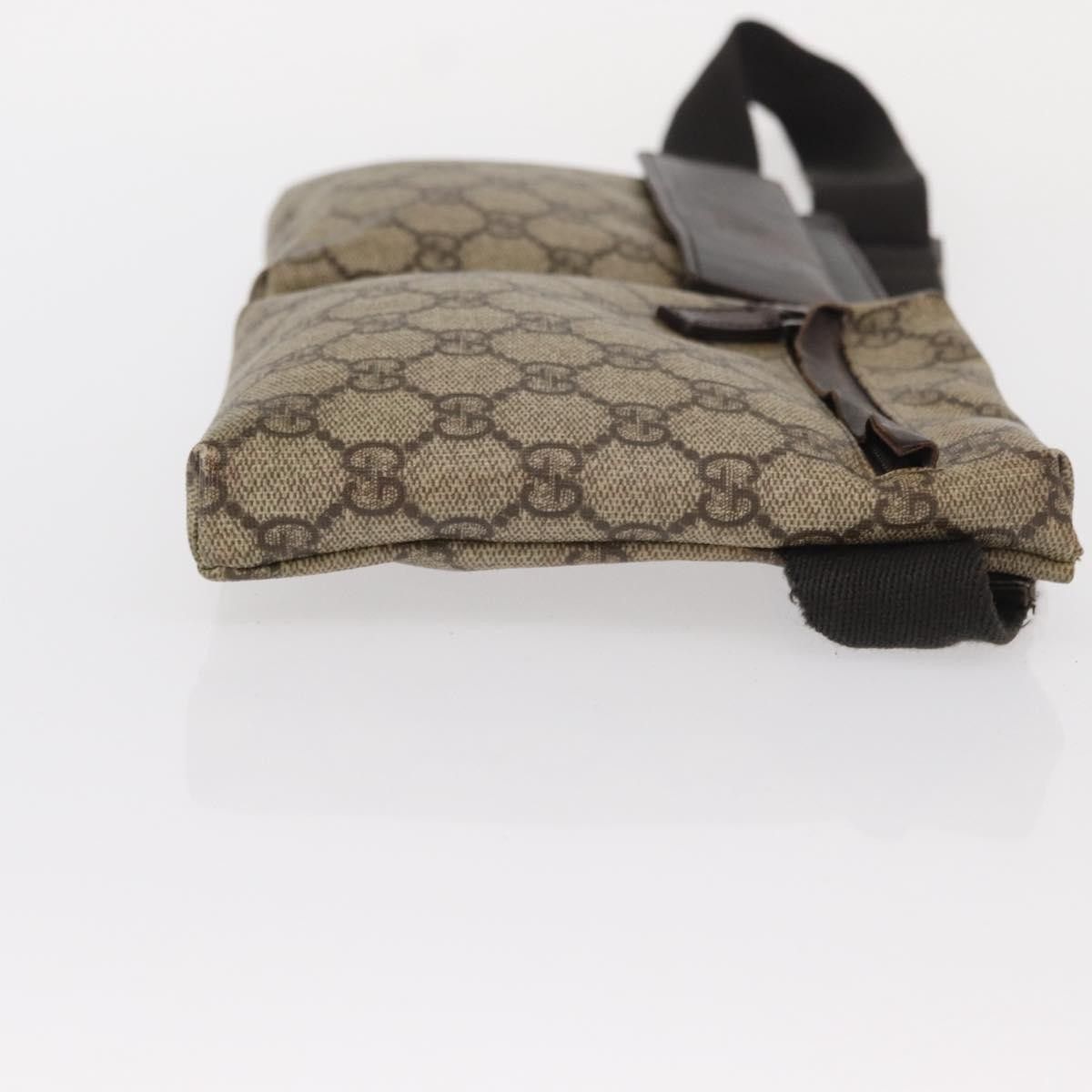 Gucci Gucci Vintage Double Belt Bag GG Canvas with Leather Size ONE SIZE - 3 Thumbnail