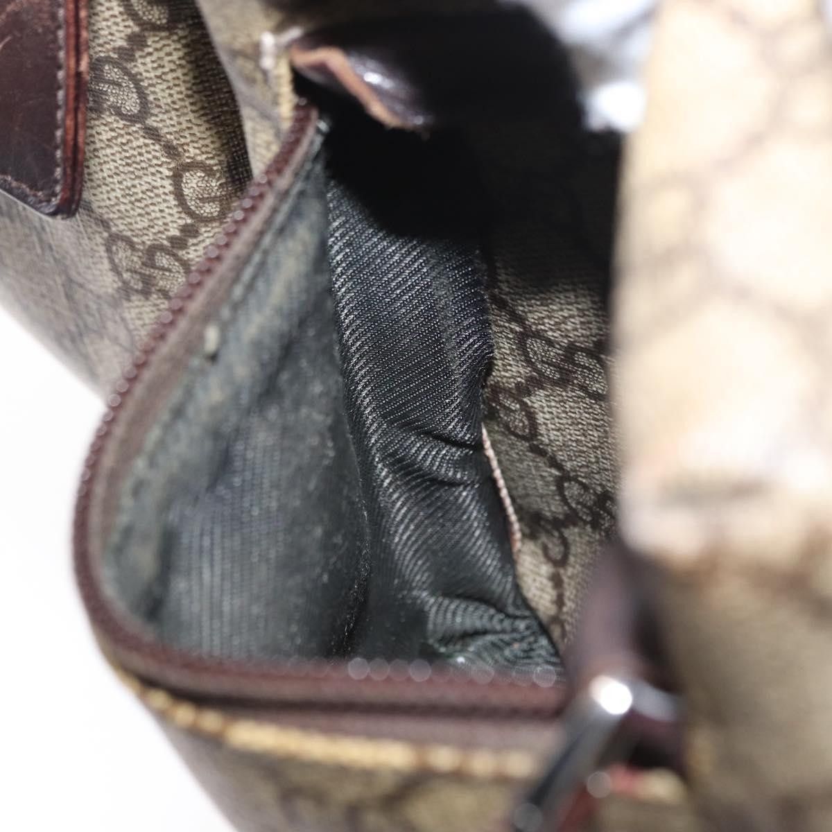 Gucci Gucci Vintage Double Belt Bag GG Canvas with Leather Size ONE SIZE - 22 Thumbnail