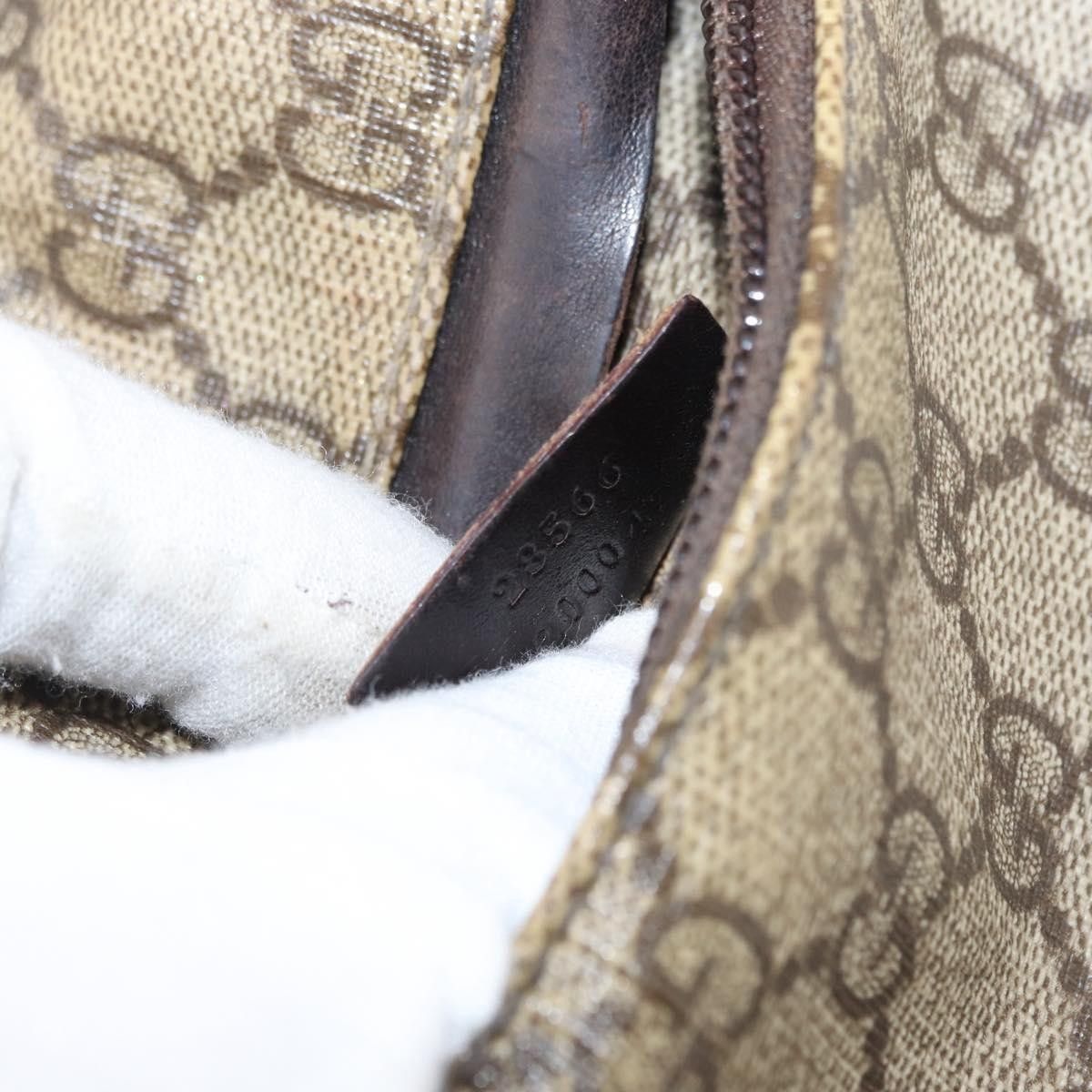 Gucci Gucci Vintage Double Belt Bag GG Canvas with Leather Size ONE SIZE - 7 Thumbnail