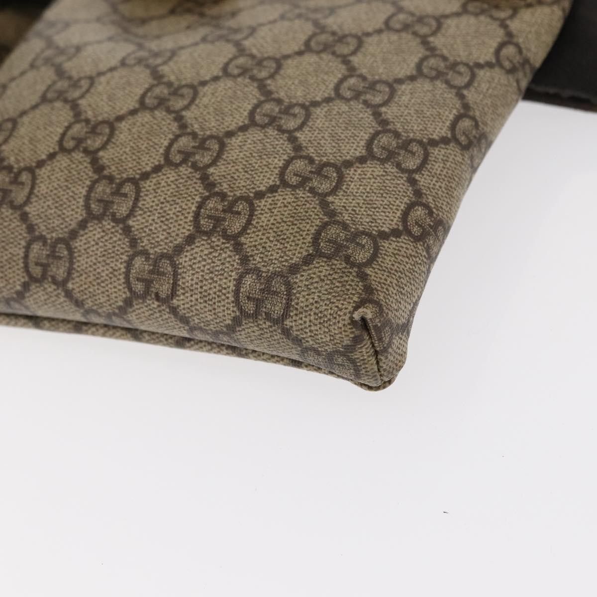 Gucci Gucci Vintage Double Belt Bag GG Canvas with Leather Size ONE SIZE - 12 Thumbnail