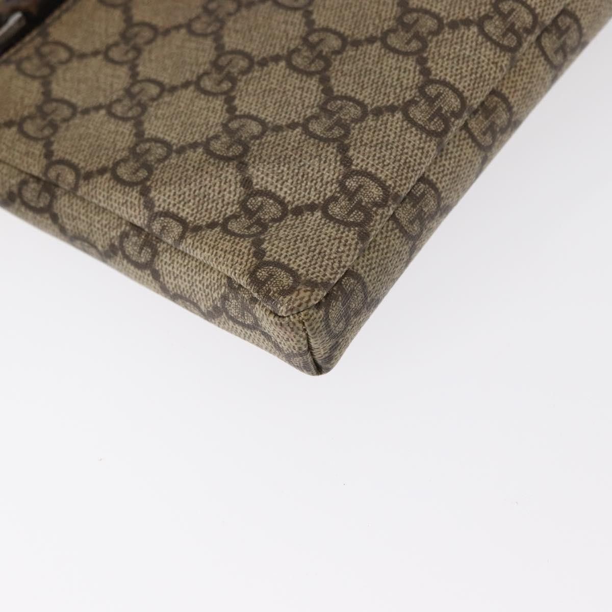 Gucci Gucci Vintage Double Belt Bag GG Canvas with Leather Size ONE SIZE - 10 Thumbnail