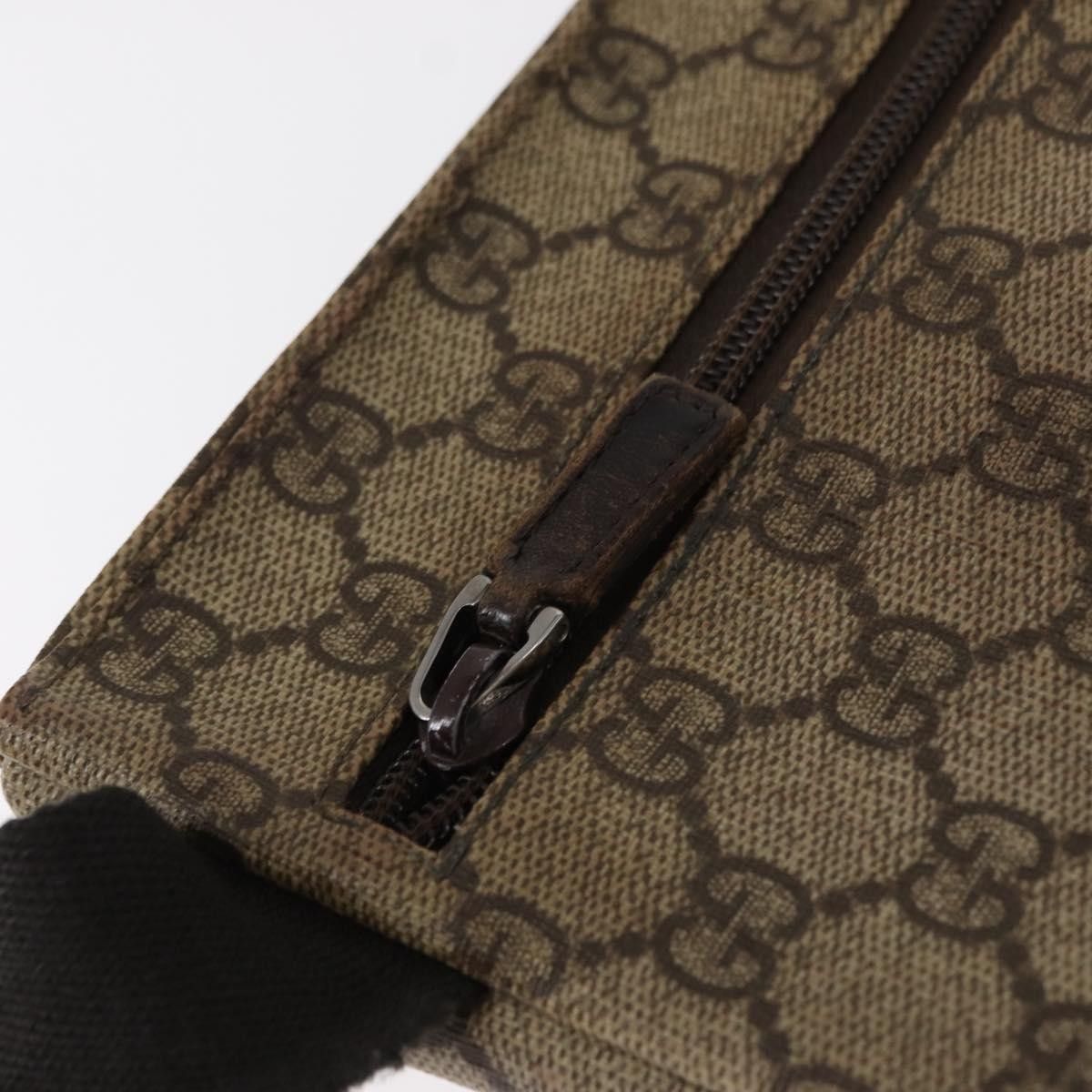 Gucci Gucci Vintage Double Belt Bag GG Canvas with Leather Size ONE SIZE - 13 Thumbnail