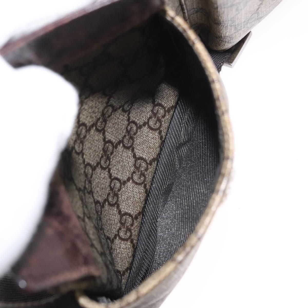 Gucci Gucci Vintage Double Belt Bag GG Canvas with Leather Size ONE SIZE - 23 Thumbnail