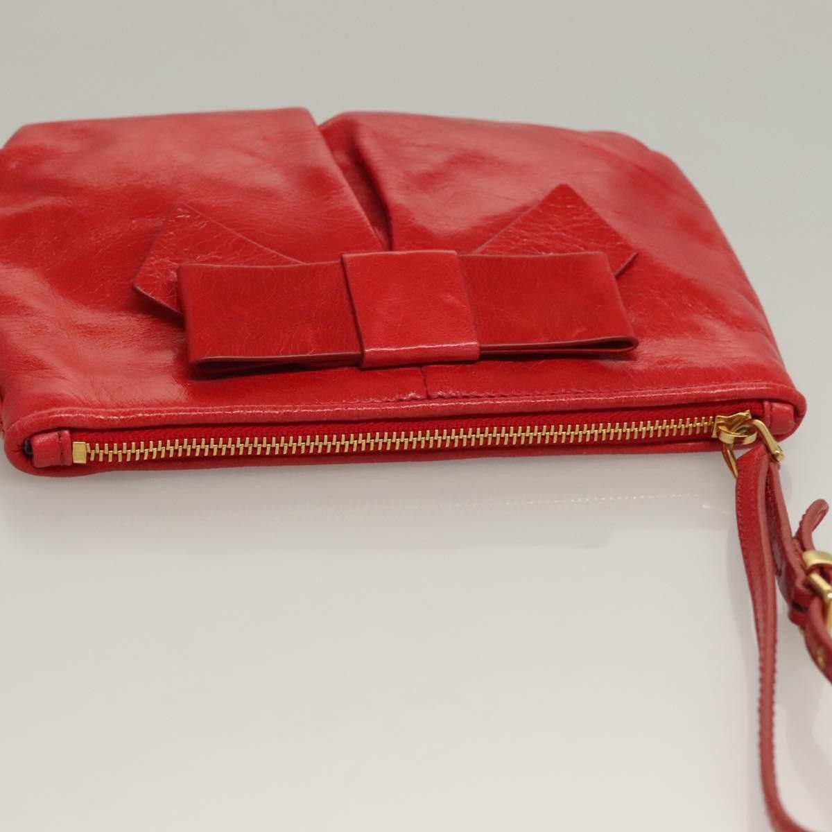 Miu Miu Miu Miu Zip Wristlet Leather Size ONE SIZE - 15 Thumbnail